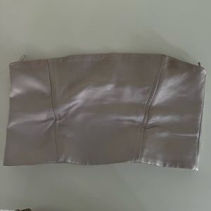 Zara gold corset top